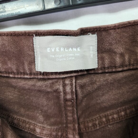 Everlane The Original Cheeky Jean Women Size 26 Crop Straight Leg High-Rise - Picture 4 of 13